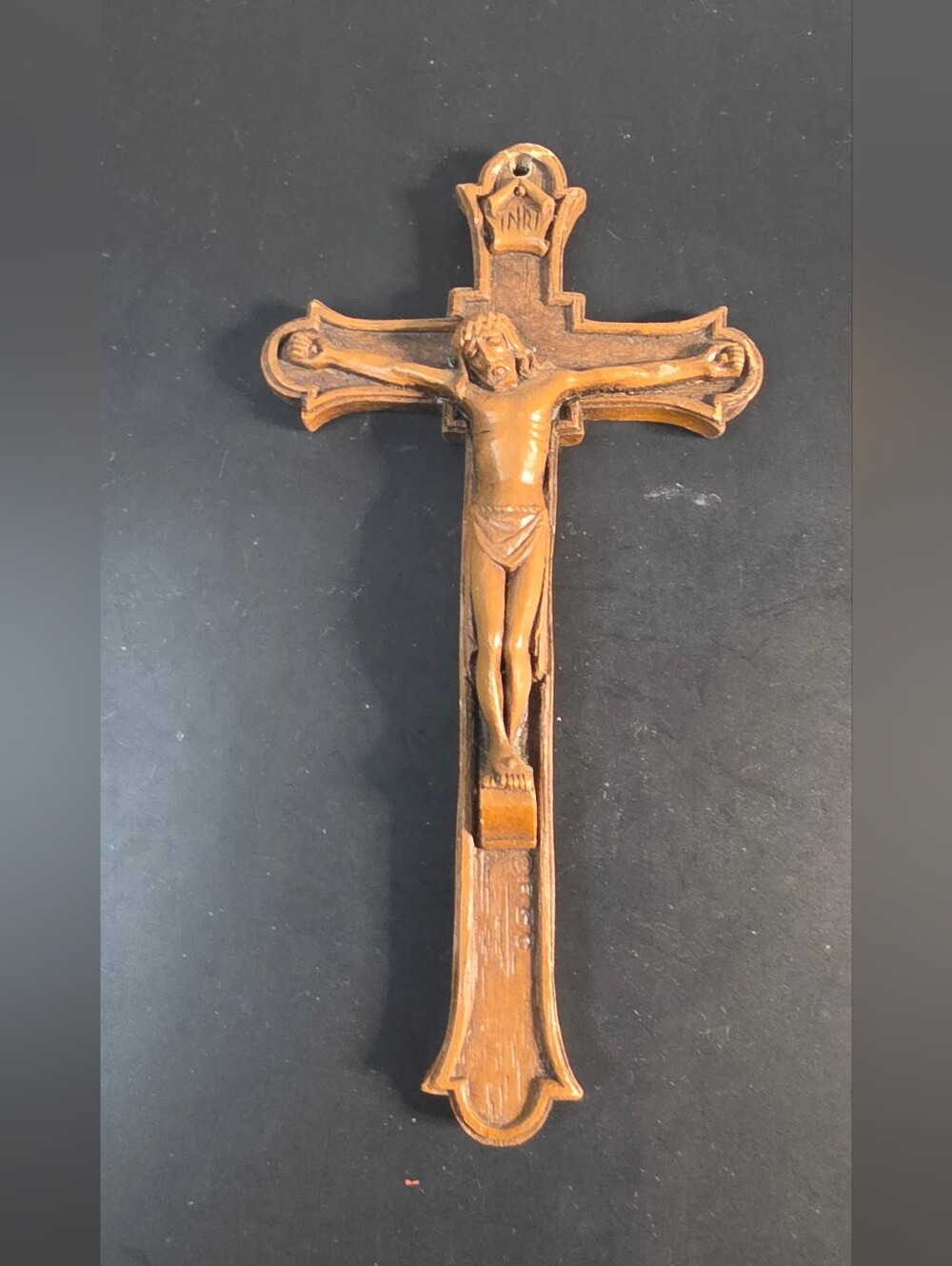 Vintage Marwood Crucifix Plenary Indulgence In The Hour "Happy Death"